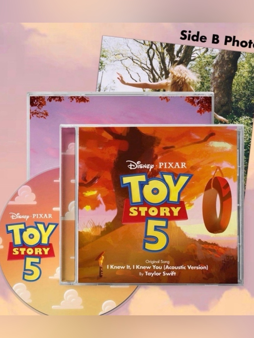 Disney Pixar Toy Story 5 Taylor Swift I Knew It I Knew You Single CD Acoustic
